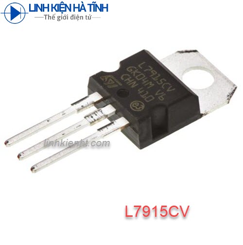 10 CON IC 7915 L7915CV TO-220 [Ổn áp âm 15V]