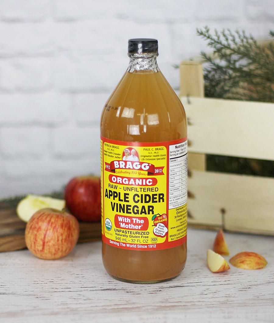 Giấm táo hữu cơ Bragg 946ml (Hàng Mỹ, có giấm cái)