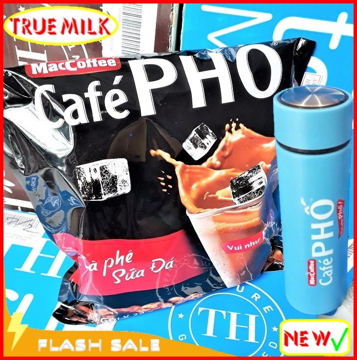 Cafe phố 30gói x 24g - ca phê phố - cafe sữa đá - maccoffee - cafe phố 720g - cafe pho - ca phe pho - ca phe hoa tan - ca phe pha san pho30 trueme truemilk truemenews lazadatrueme