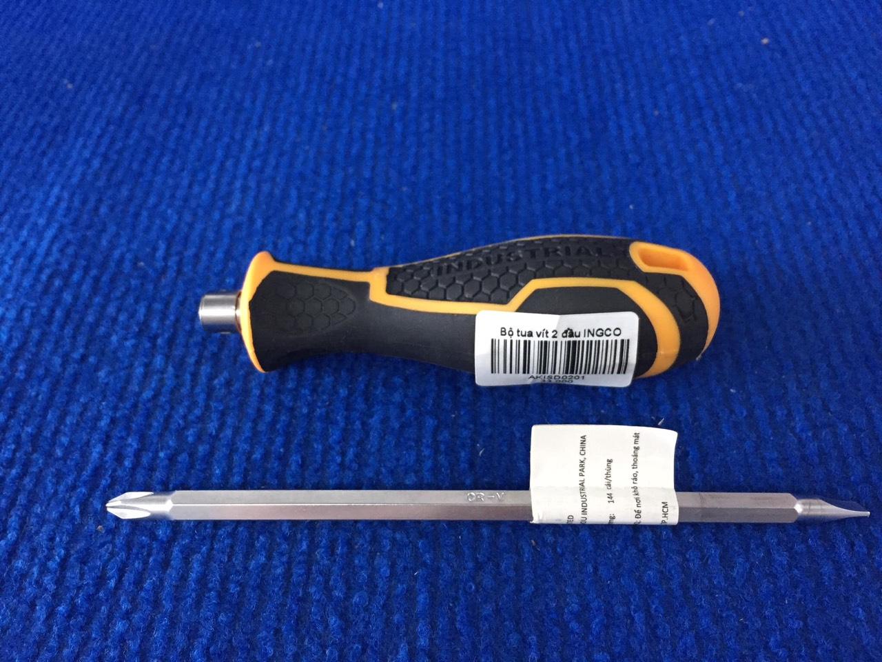 Tuốc nơ vít (tô vít) 2 đầu INGCO AKISD0201