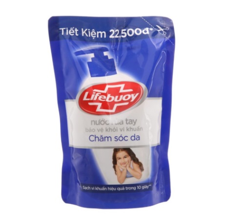 Nước rửa tay Lifebuoy chăm sóc da túi 400g