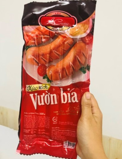 Xúc xích VB Lacusina gói 500g