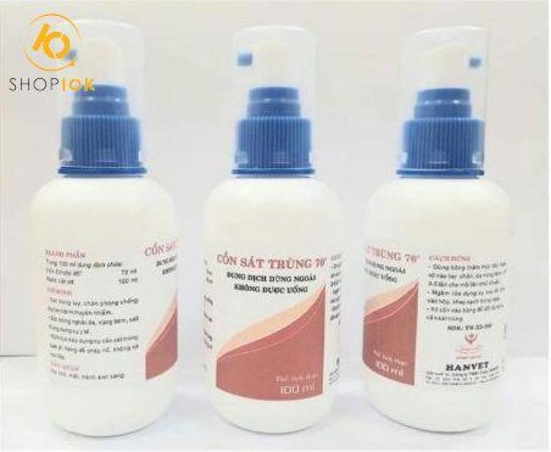 Rửa tay sát khuẩn cồn 70 độ dạng xịt