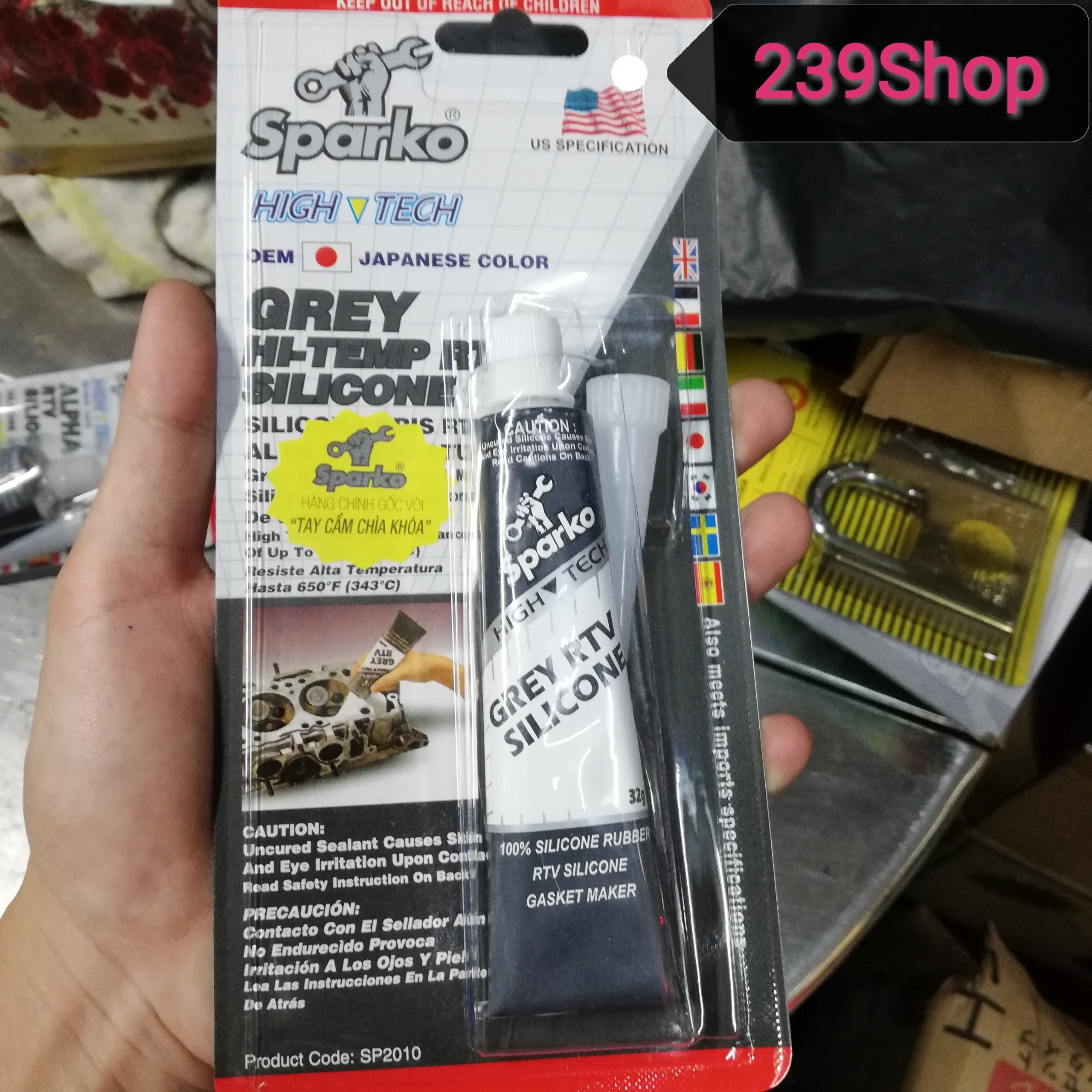 Keo dán ron Sparko Alpha Grey 32g