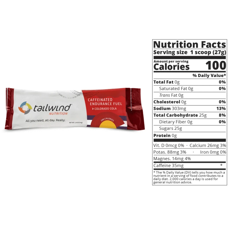 Thực Phẩm Bổ Sung TailWind Caffeinated Endurance Fuel Colorado 2 Serving