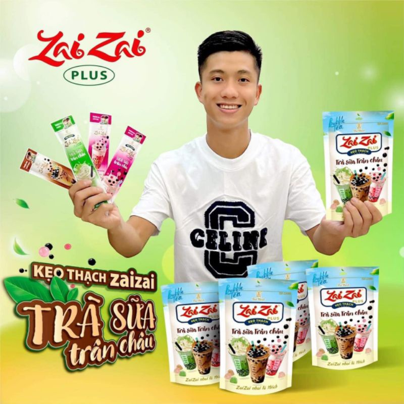 Túi 320g kẹo thạch zai zai trà sữa Đức Hạnh