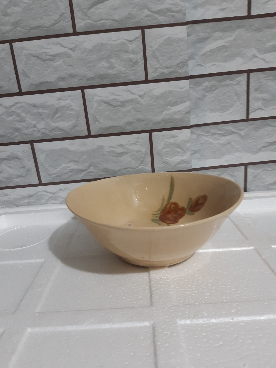 [HCM]Tô kiểu xưa hoa huệ 5 tô ( hàng đá thô sơ)