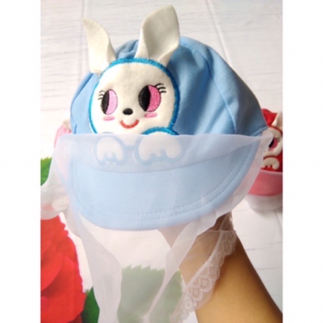 Rẻ vô địch ⚡ Mũ kèm khăn voan, kiểu mũ lưỡi trai che gió cho bé, chất vải đẹp, chất lượng an toàn cho bé, giá tốt