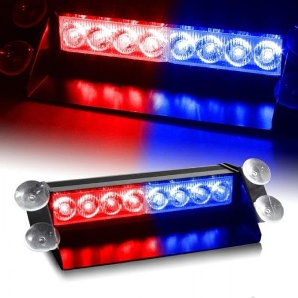 Đèn led Police Báo Động Xanh Đỏ Cho Ô tô