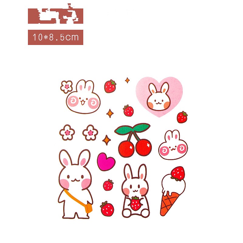 Tấm Sticker Dán Nhiều Hình Cute