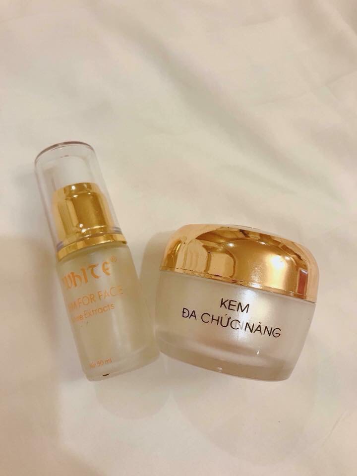 [HCM]Kem Face Đa Chức Năng Và Serum Swhite
