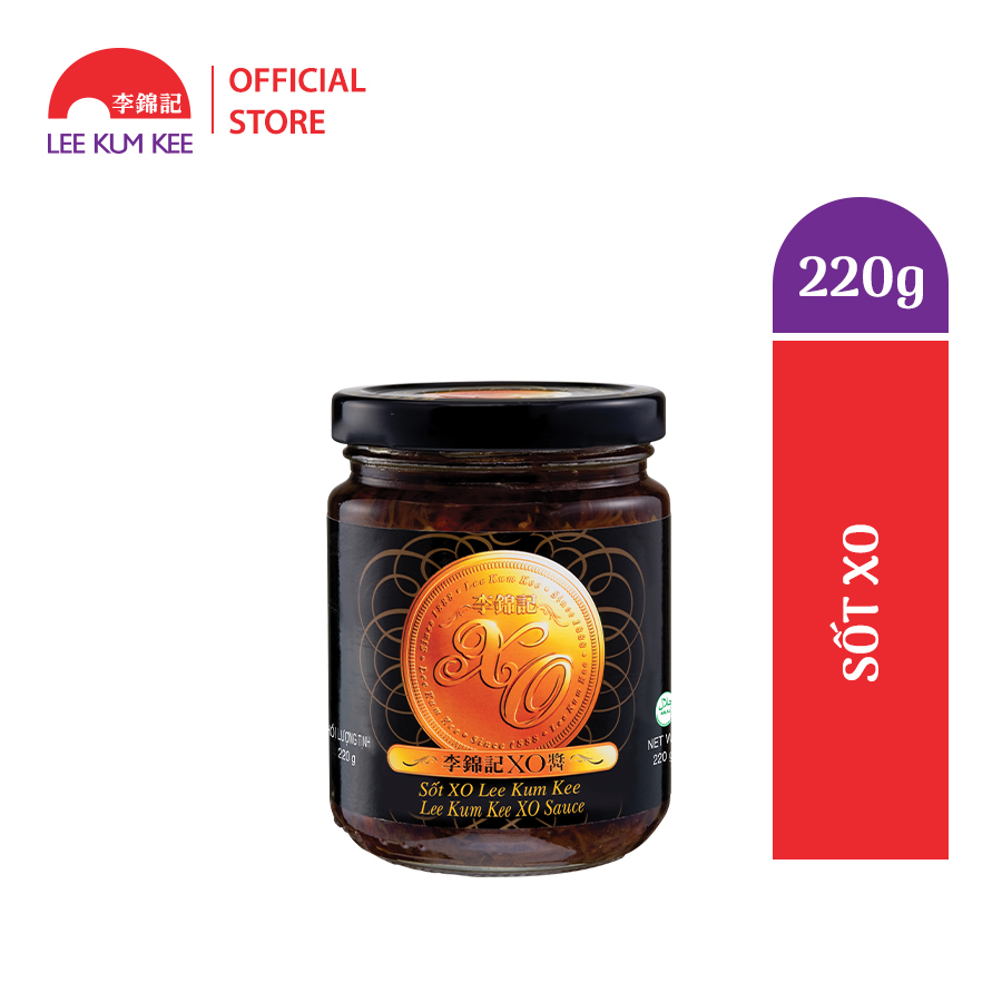 Xốt XO Lee Kum Kee XO Sauce (220g/hũ) làm từ hải sản thượng hạng dành