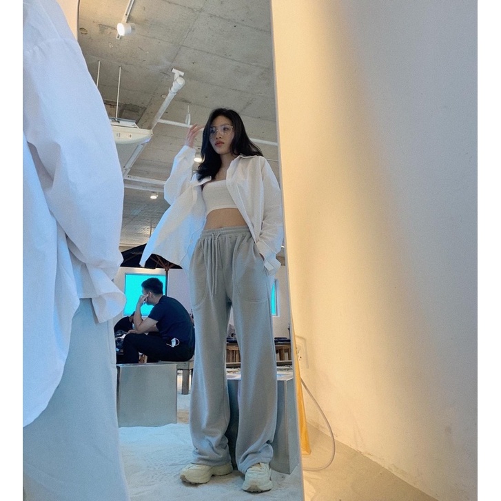 DRAWSTRING PANT( Quần Nỉ Ống Suông)