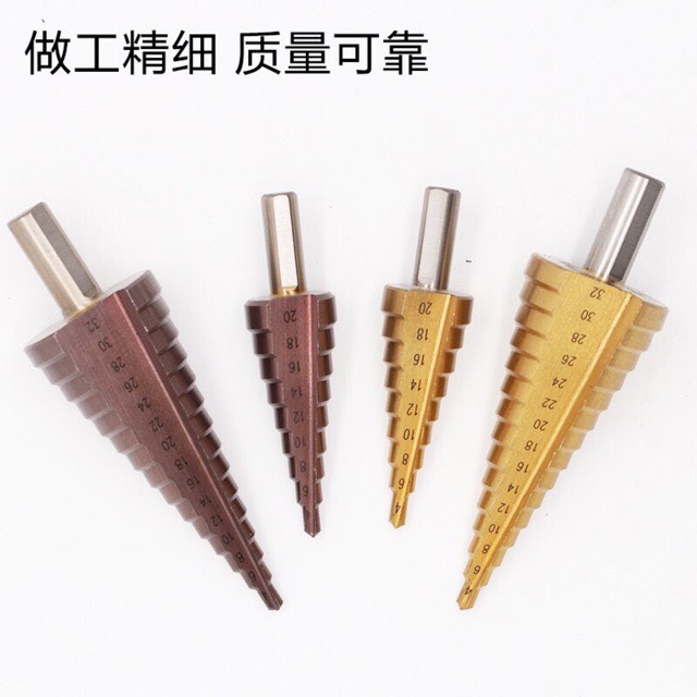 Bộ 3 mũi khoan tháp loại 1
