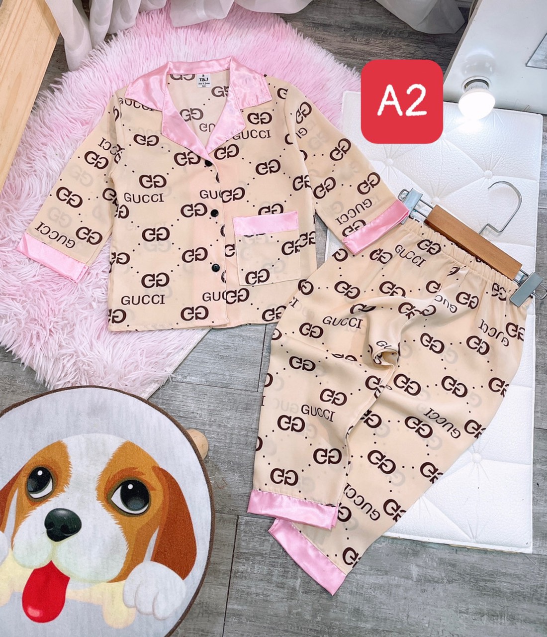 bộ pizama dài sz 9-22kg