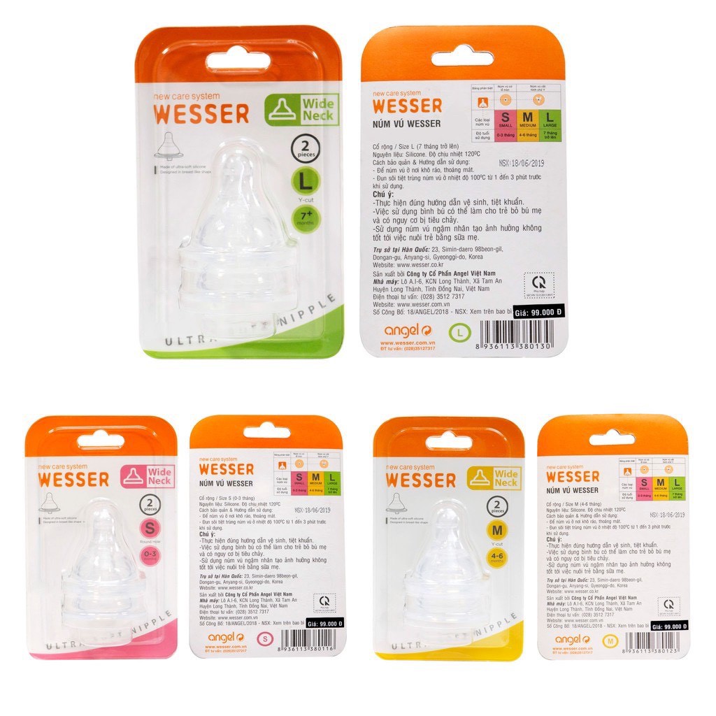 Núm ty nano wesser siêu mềm cổ rộng