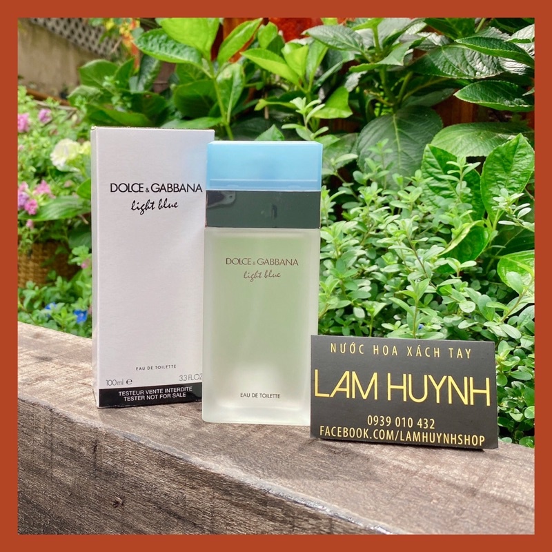 [CHÍNH HÃNG] Nước hoa Nữ Tester D&G LIGHT BLUE EDT 100ml