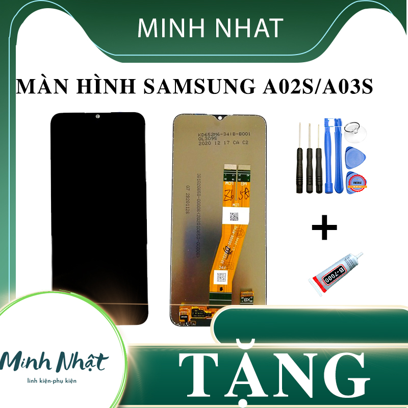 Màn hình samsung a02s/a03s tặng kèm bộ sửa 8 keo dán trong 1