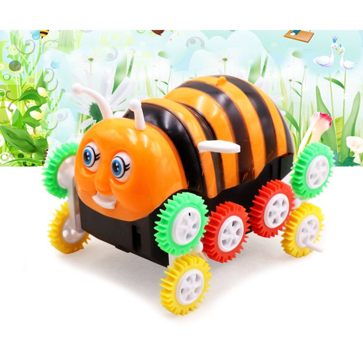 Xe Đồ Chơi Con Ong Nhào Lộn Quay 360 độ Cho Bé (có kèm pin)
