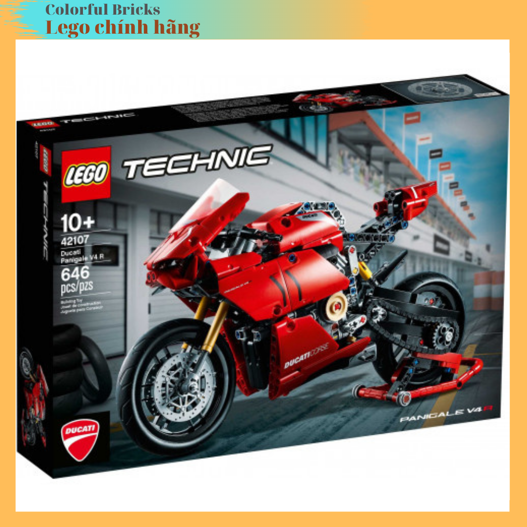 [HCM]Lego Technic 42107_Xe Moto Ducati Panigale V4 R (Chính hãng)