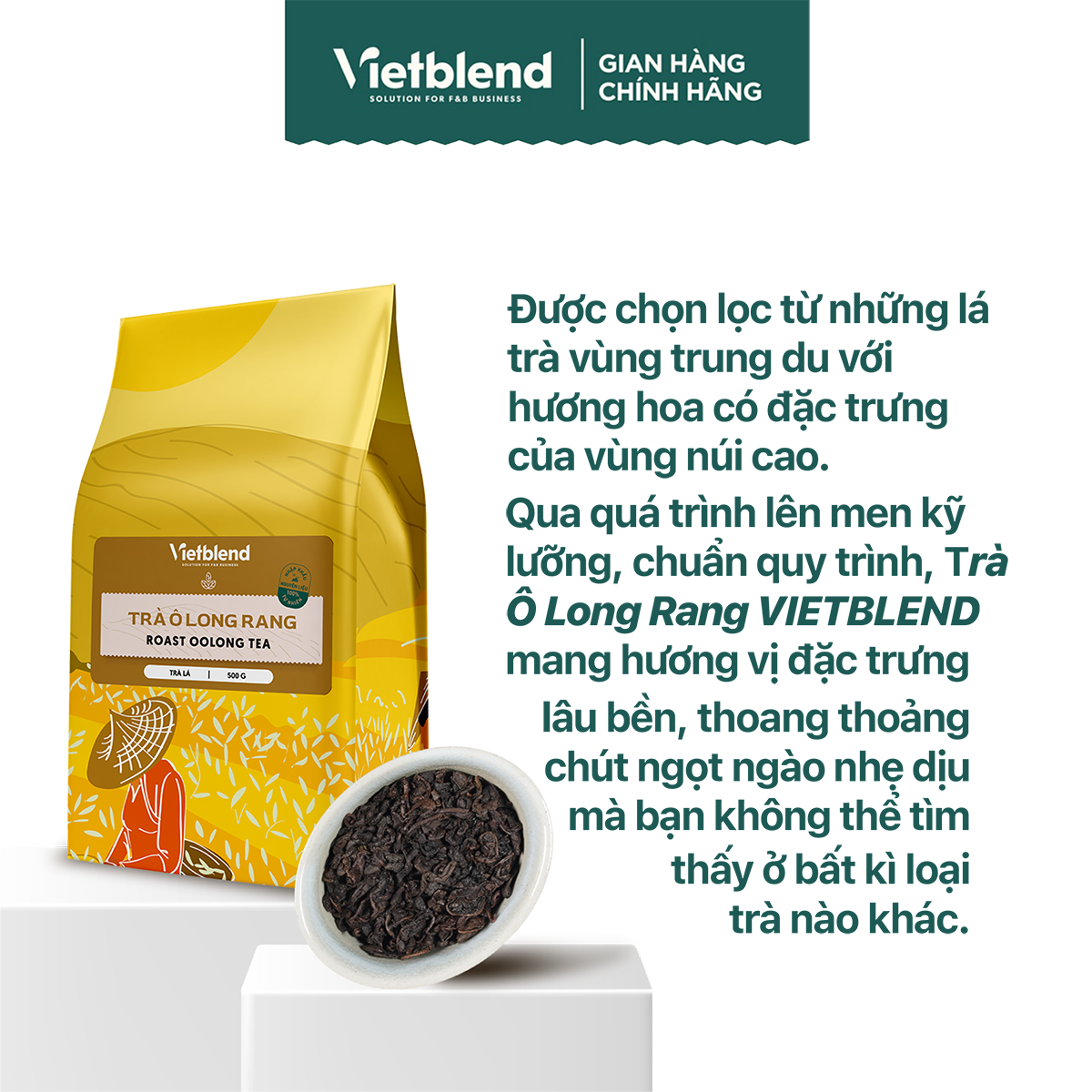 Trà Ô Long Rang VIETBLEND Túi 500g