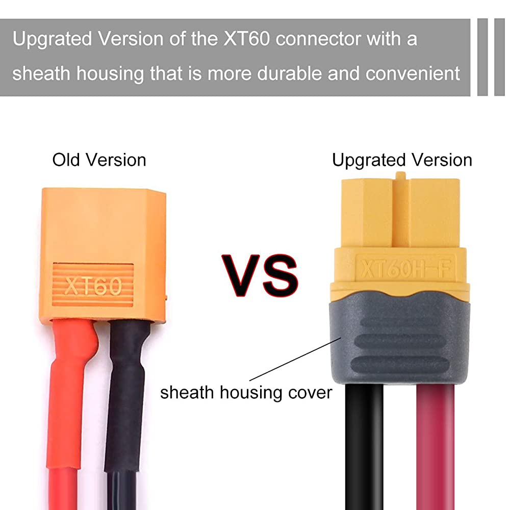 Combo 10 cặp - Jack cắm XT60H có chụp bảo vệ