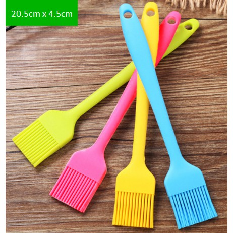 💥cọ chổi💥 cọ chổi silicon cán đúc 21cm