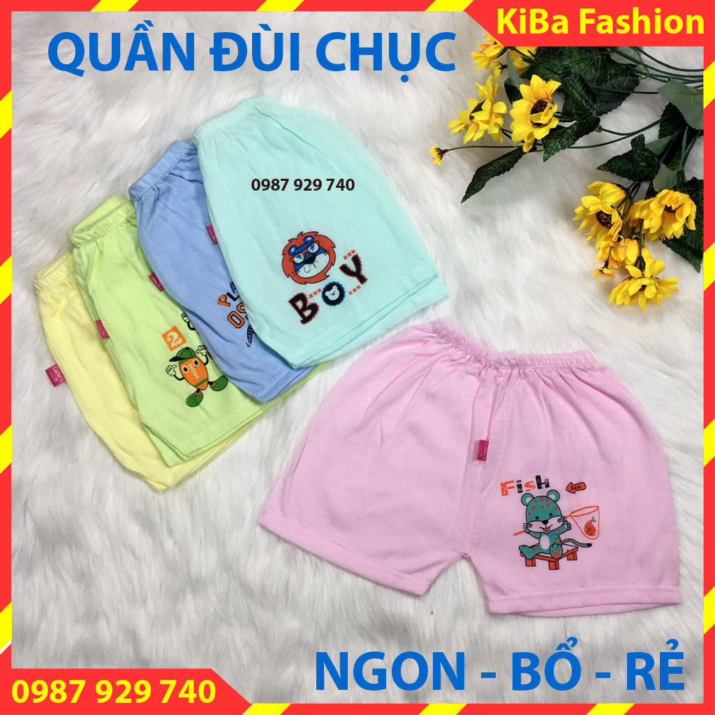  Set 20 Quần đùi RẺ mềm mỏng nhanh khô cho bé từ 3-12kg- QĐ - TK0230 (Hình in màu sắc thay đổi theo lô hàng) / quần chục cho bé / quần đùi chục cho bé trai / quần chục / quần đùi chục cho bé gái / quần đùi chục cho bé