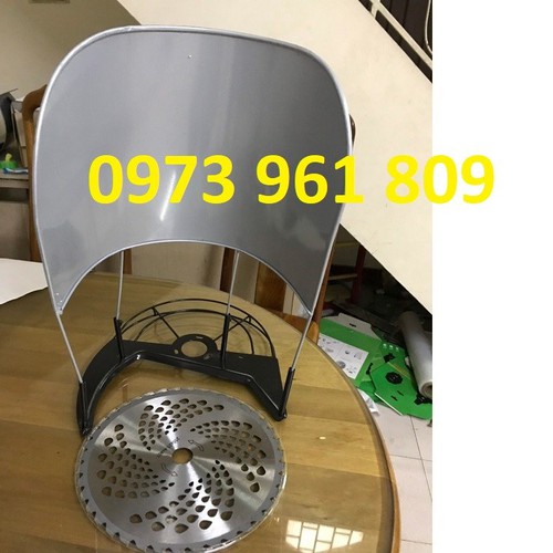 Bộ lồng gặt lúa + Lưỡi cắt cỏ tròn răng cưa lắp cho máy cắt cỏ