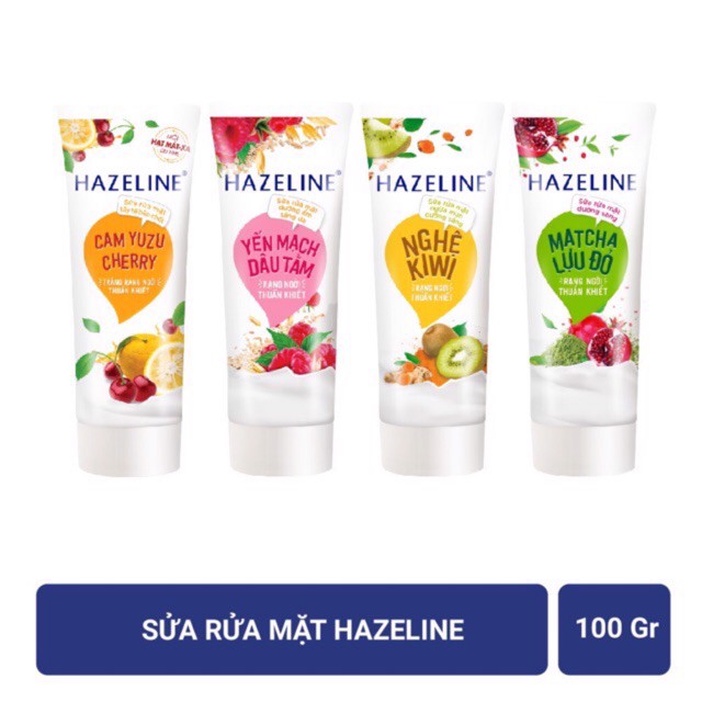 Sữa rửa mặt Hazeline Nghệ & Kiwi 100g