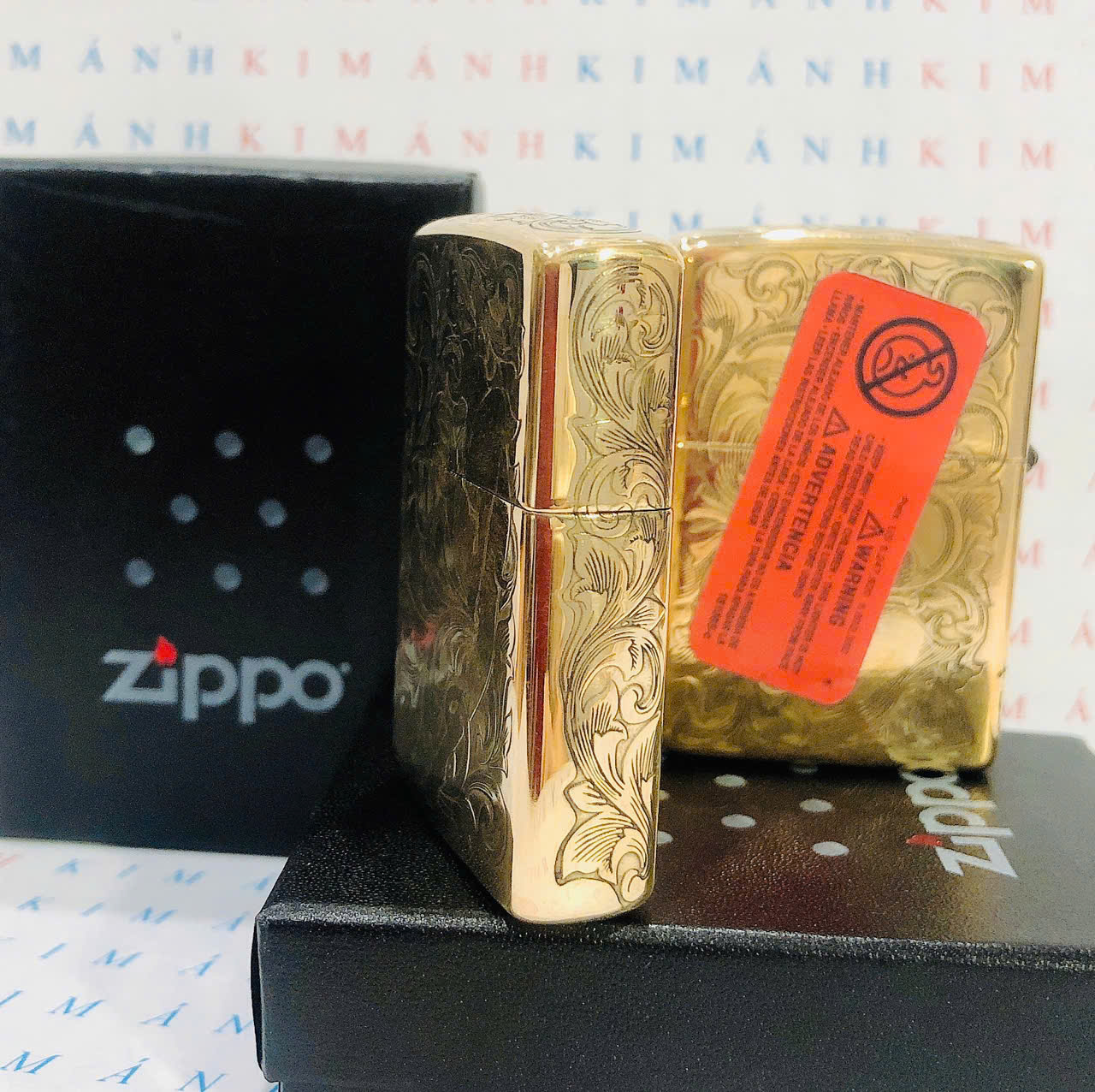 Zippo Lighter with Laser Engraving of 5 Faced Images of Women, High-Quality Product with Copper Shell and Red Stamp.