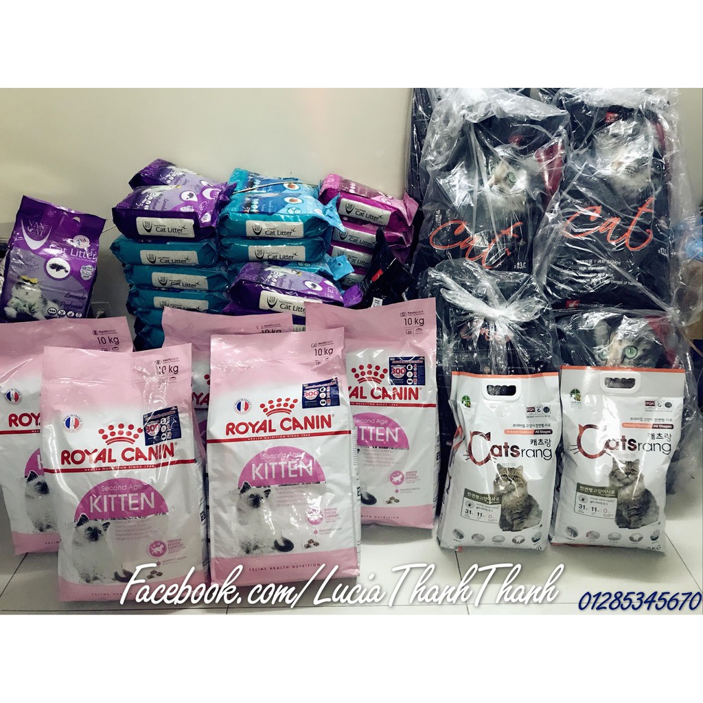 [HCM]Thức ăn hạt khô cho mèo Catsrang 1kg