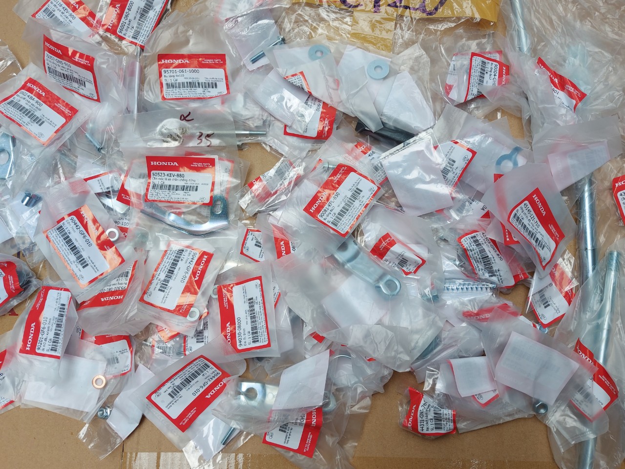 Bộ ốc wase anpha cũ 120 chi tiết zin