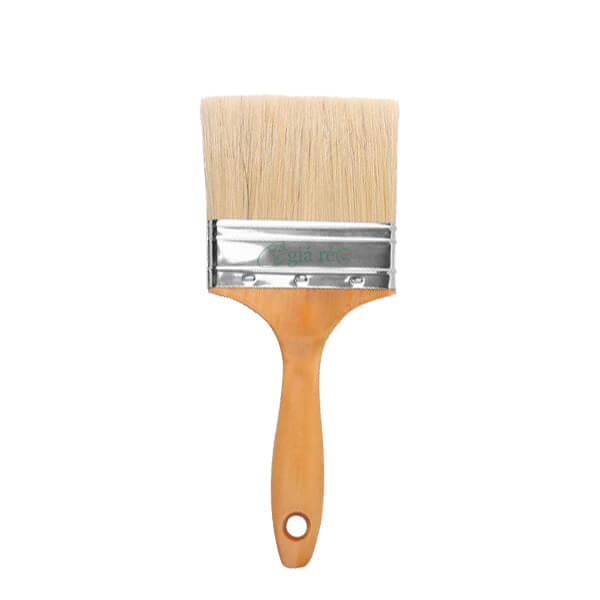 Brush wood paint wall