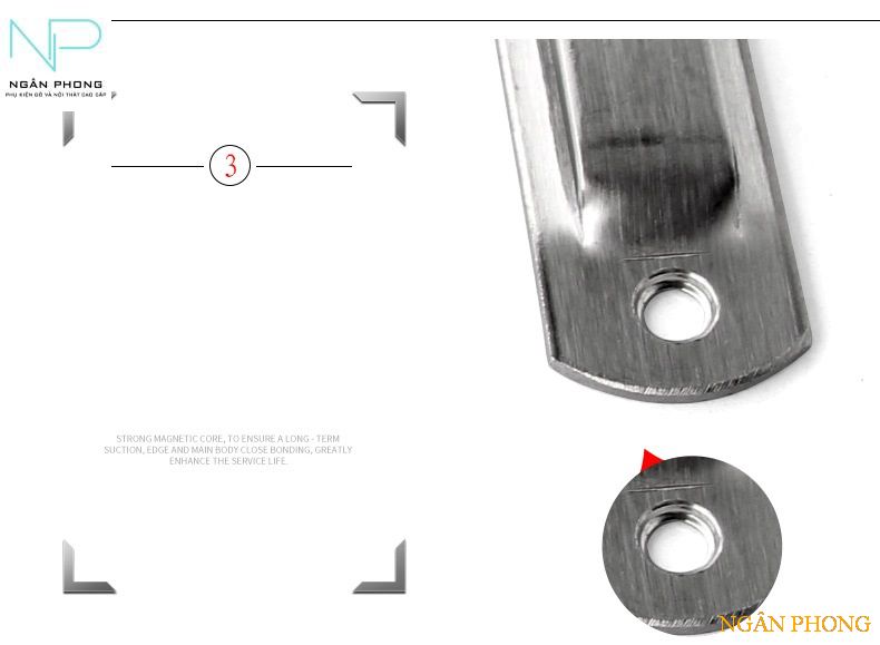 [HCM]CHỐT KHÓA INOX 201 SỐ 2