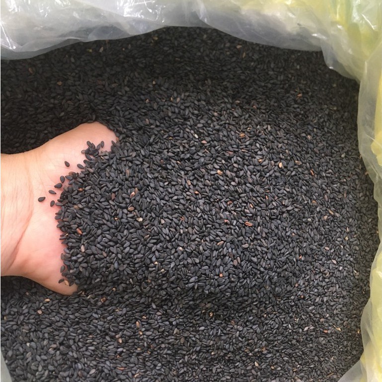 Mè đen, vừng đen quê rang sẵn (1kg) Đại lý gạo Bà Hoa