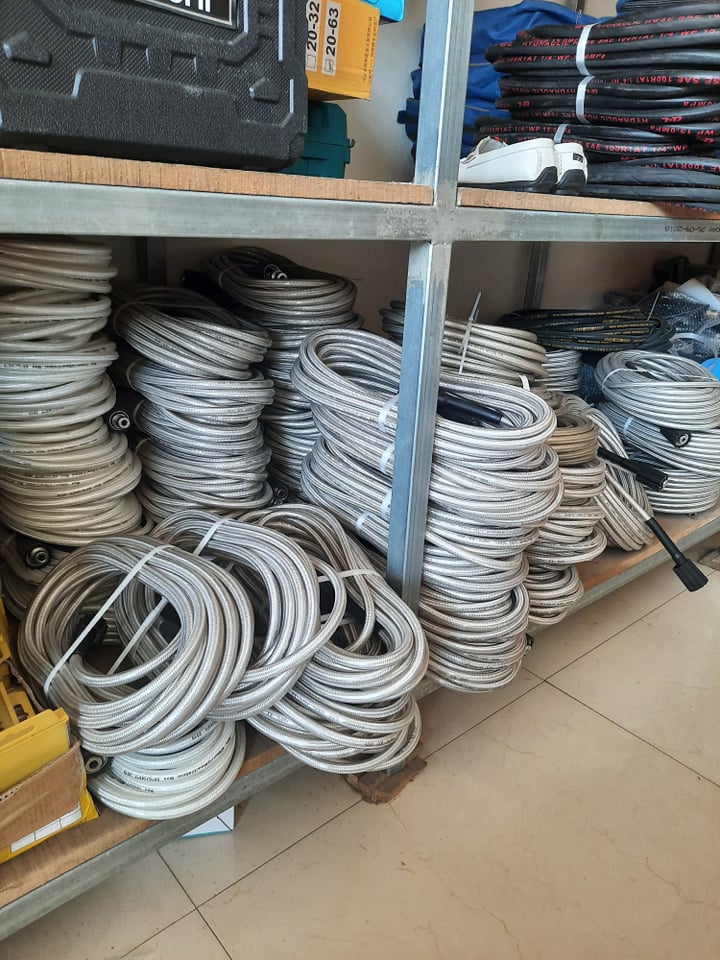 Dây rửa xe 20m mini 2 đầu bằng