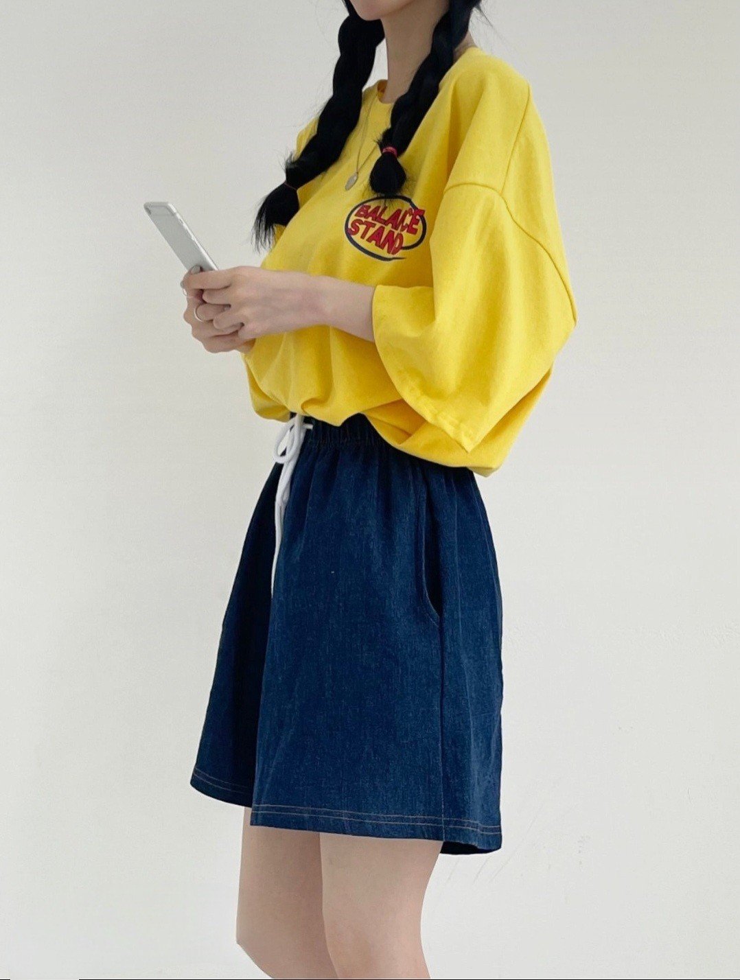 [ogniM Seoul] Quần short dáng chữ A phong cách Hàn Quốc (Made in Korea)
