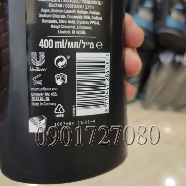 Sữa tắm gội AXE Alaska Bắc Cực 400ml - Đức