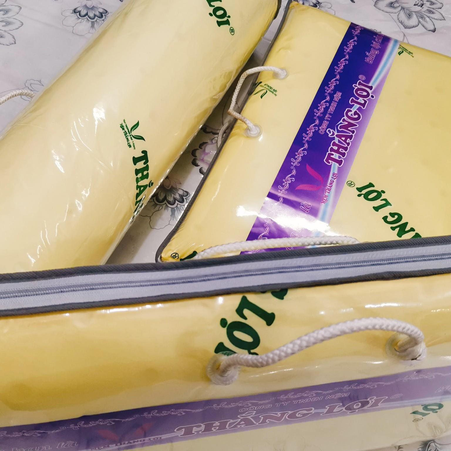 Bộ 3 gối cao su non Thắng Lợi (2 gối nằm 40*60 + 1 gối ôm 25*95)