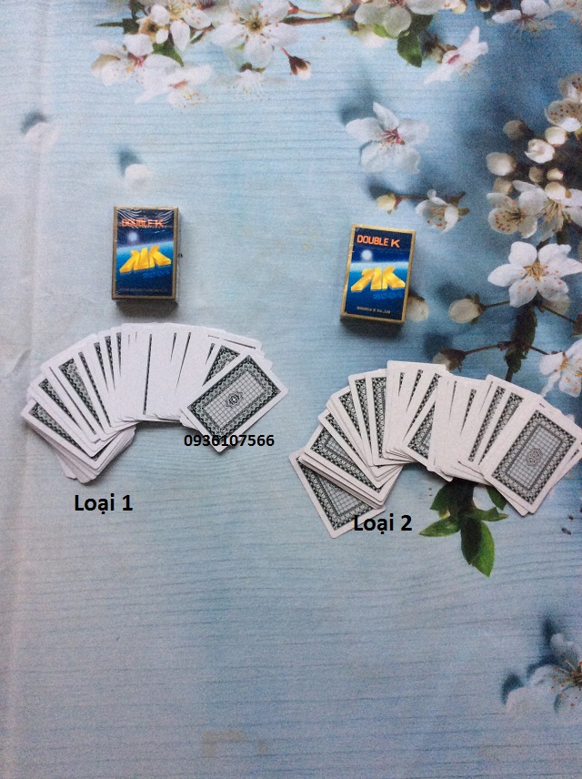 Bộ Bài Tây Double K 52 lá,Tú Lơ khơ Kim Cương