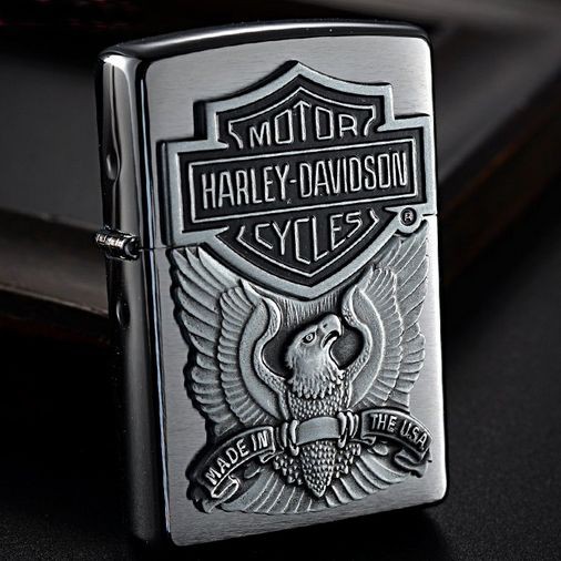 Hộp Quẹt Bật Lửa Zippo Motor- Harley Davidson