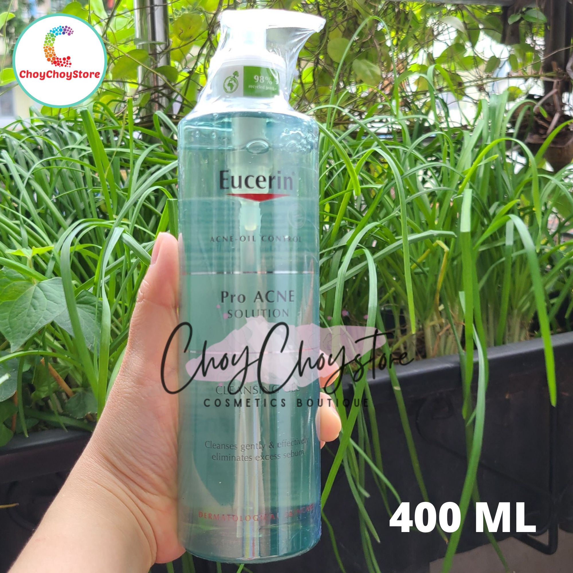 Sữa Rửa Mặt Eucerin ProAcne Solution Cleansing Gel - Gel Rửa Mặt Cho Da Dầu Mụn