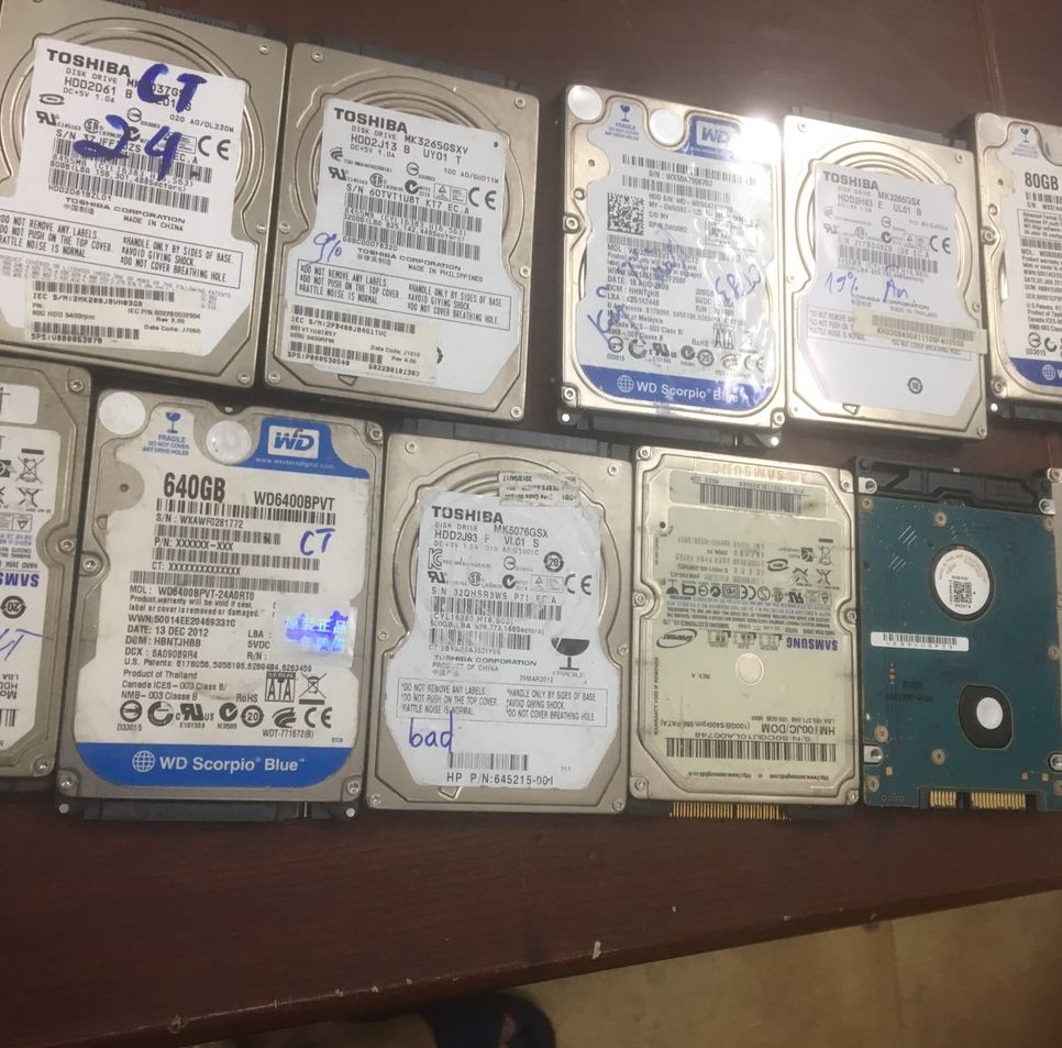 Ổ cứng laptop cũ hỏng bad