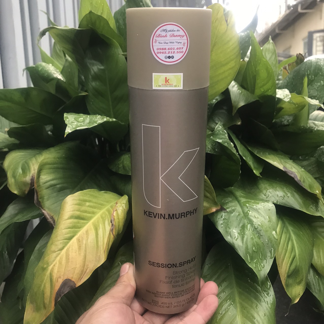 Gôm xịt dạng cứng KEVIN.MURPHY SESSION SPRAY 370ml NEW