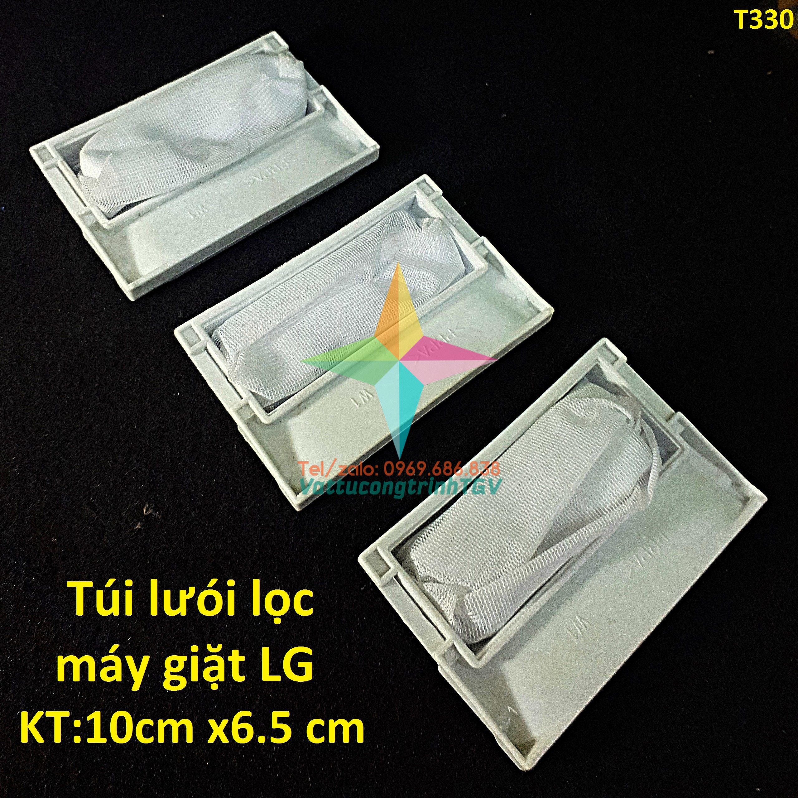 Bộ 3 túi lưói lọc thay thế cho máy giặt LG KT:10cm x 6.5cm