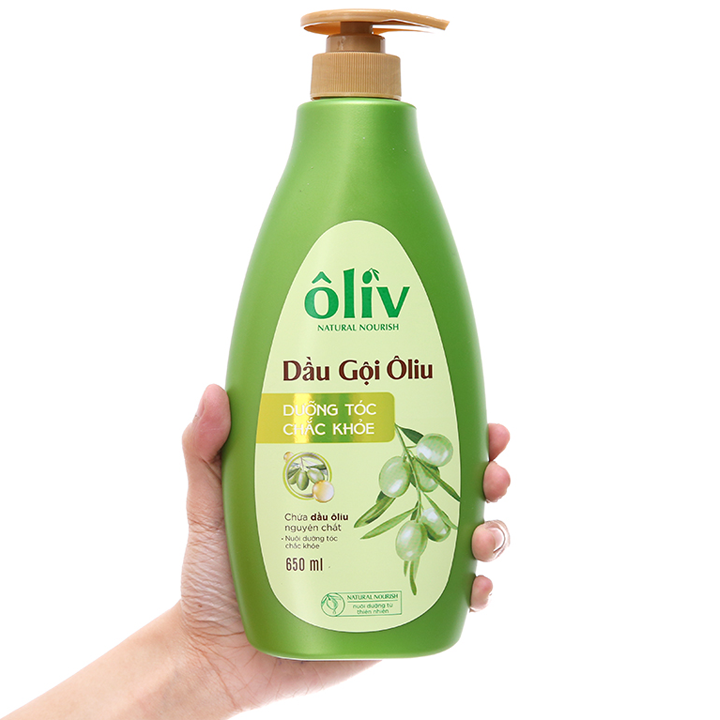 Combo gội xả Ôliv dưỡng tóc chắc khoẻ 650ml và 250ml