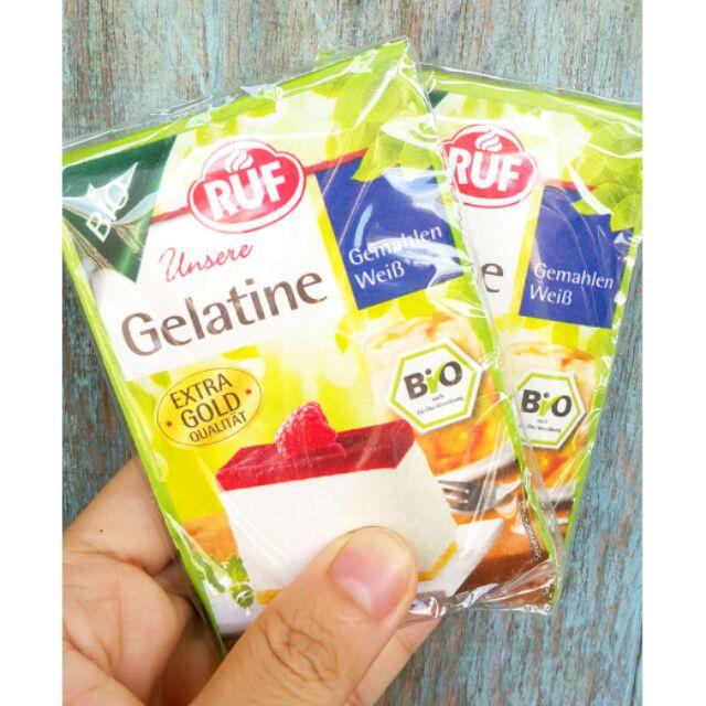 Bộ 3 gói Gelatin hữu cơ RUF (3 gói x 9g)