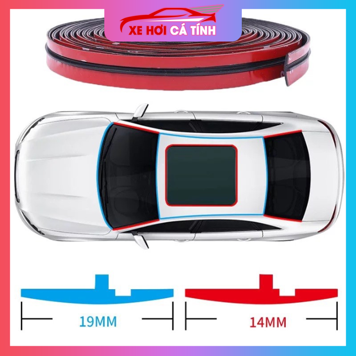 1 mét gioăng cao su phục hồi chân kính lái phía trước bên ngoài chữ T dùng cho cửa nóc, cửa tam giác ô tô