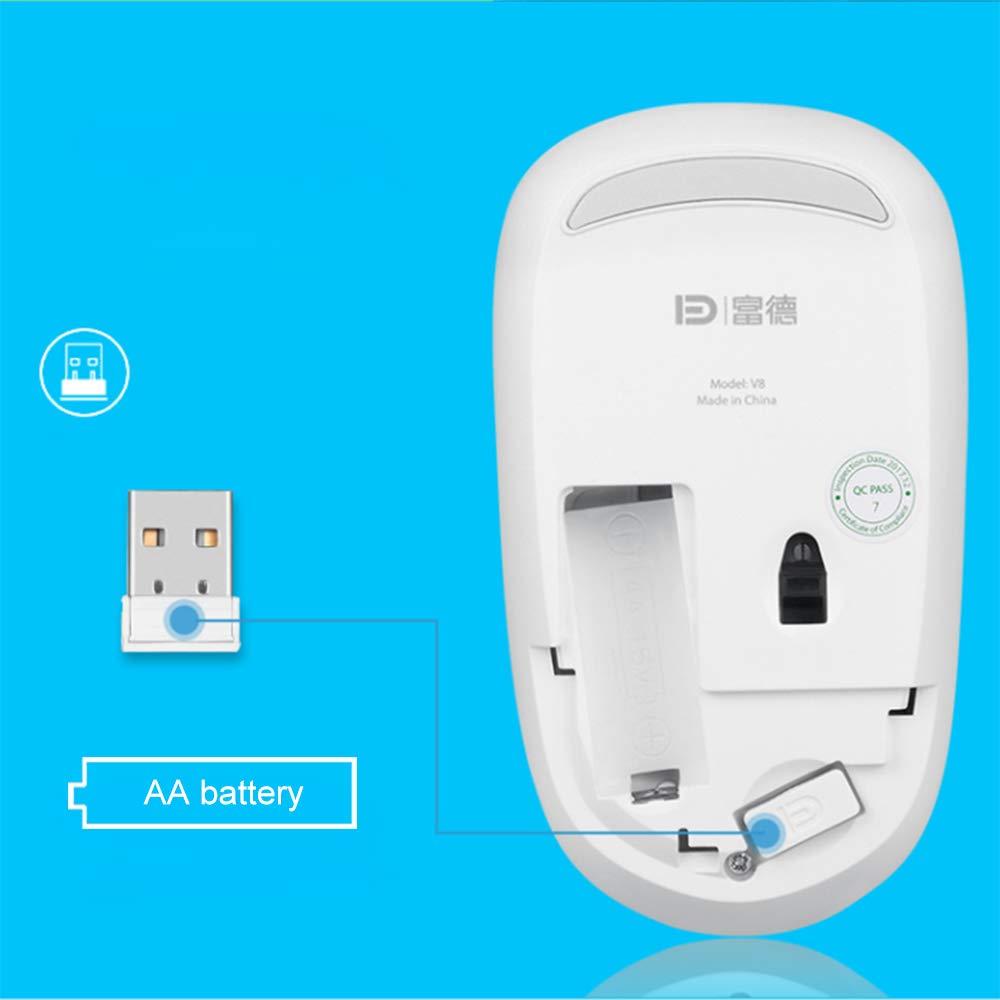 Chuột không dây Wireless FD V8 pin dùng đến 12 tháng (4 màu) - Nhất Tín Computer